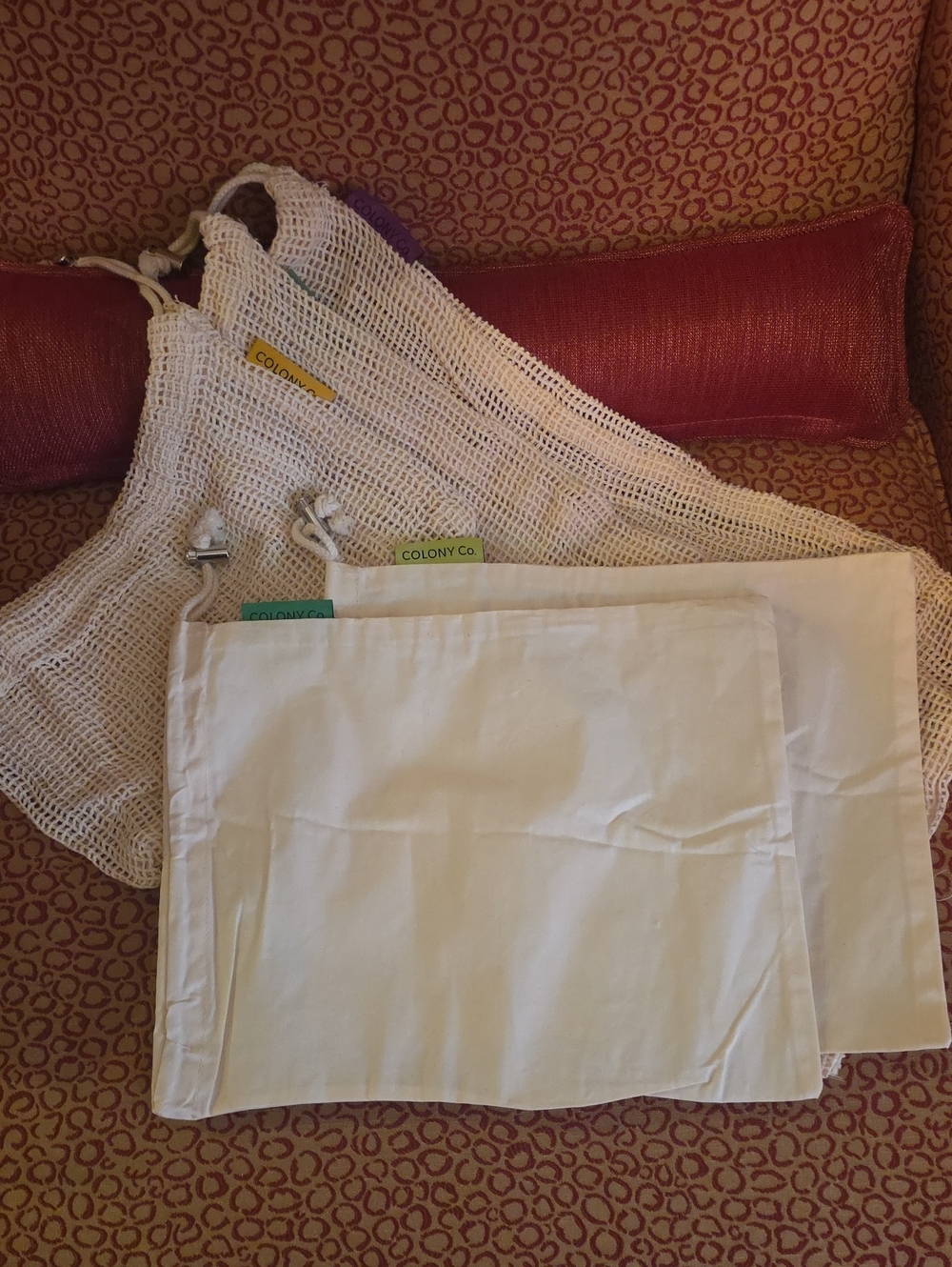 NWOT Colony Co. Reusable Produce & Storage Bag Set - 5 Bags